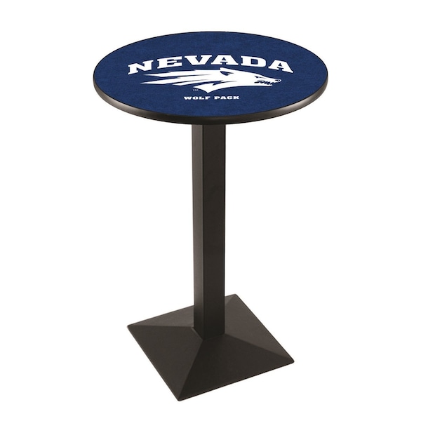 42" Blk Wrinkle Nevada Pub Table